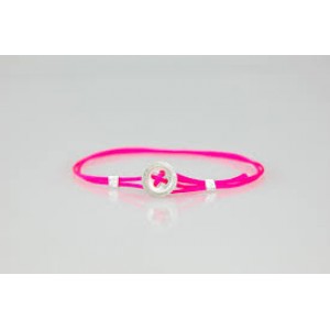 IBAMBOLI BRACCIALE  "ibottoni fuxia" 